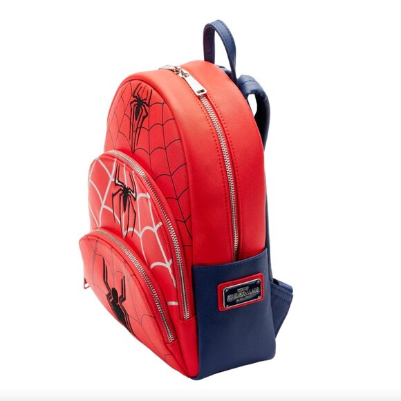 Exclusive - Spider-Man Triple Pocket Multi Logo Mini Backpack and Wallet - Picture 3 of 10